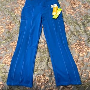 Urbane impulse contemporary fit scrub pant size medium royal blue